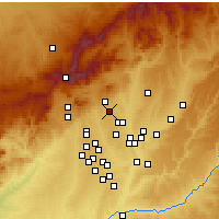 Nearby Forecast Locations - Tres Cantos - Map