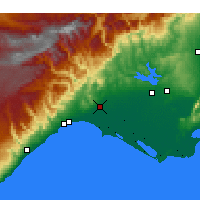 Nearby Forecast Locations - Tarsus - Map