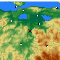 Nearby Forecast Locations - Susurluk - Map