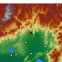 Nearby Forecast Locations - Kozan - Map