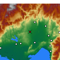 Nearby Forecast Locations - İmamoğlu - Map