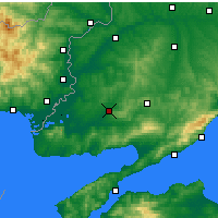 Nearby Forecast Locations - Keşan - Map