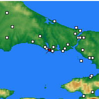 Nearby Forecast Locations - Gurpinar - Map