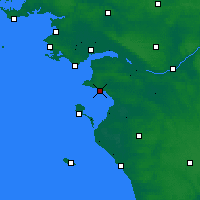 Nearby Forecast Locations - Pornic - Map
