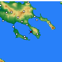 Nearby Forecast Locations - Neos Marmaras - Map