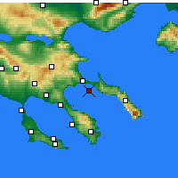 Nearby Forecast Locations - Ammouliani - Map