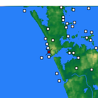 Nearby Forecast Locations - Karekare - Map