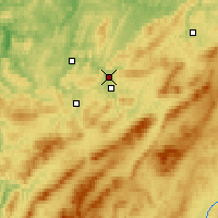 Nearby Forecast Locations - Yuryuzan - Map