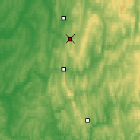 Nearby Forecast Locations - Kizel - Map