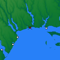 Nearby Forecast Locations - Yuzhne - Map