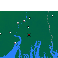 Nearby Forecast Locations - Barasat - Map