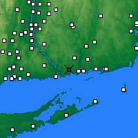 Nearby Forecast Locations - East Lyme - Map