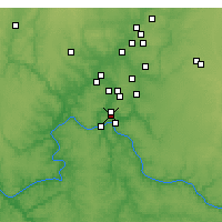 Nearby Forecast Locations - Norwood - Map
