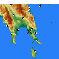 Nearby Forecast Locations - Asopos - Map