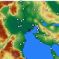 Nearby Forecast Locations - Chalastra - Map