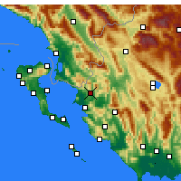 Nearby Forecast Locations - Filiates - Map