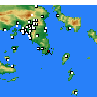 Nearby Forecast Locations - Laurium - Map