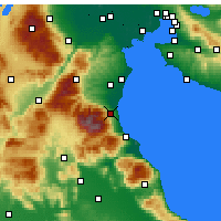 Nearby Forecast Locations - Litochoro - Map