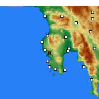 Nearby Forecast Locations - Nestoras - Map