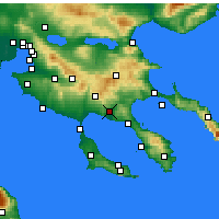 Nearby Forecast Locations - Ormylia - Map