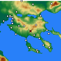 Nearby Forecast Locations - Polygyros - Map