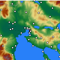 Nearby Forecast Locations - Triandria - Map