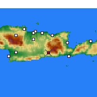 Nearby Forecast Locations - Viannos - Map