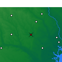 Nearby Forecast Locations - Claxton - Map