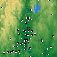 Nearby Forecast Locations - Enfield - Map