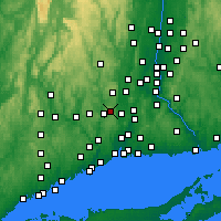 Nearby Forecast Locations - Waterbury - Map