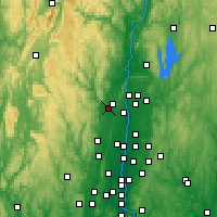 Nearby Forecast Locations - Westfield - Map