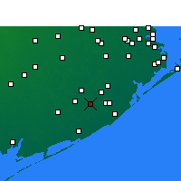 Nearby Forecast Locations - Brazoria - Map
