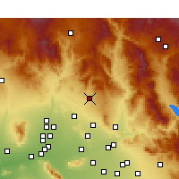 Nearby Forecast Locations - Cave Creek - Map