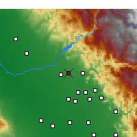 Nearby Forecast Locations - Clovis - Map