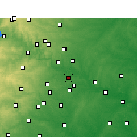 Nearby Forecast Locations - Del Valle - Map