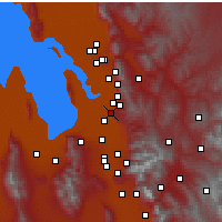 Nearby Forecast Locations - North Salt Lake - Map