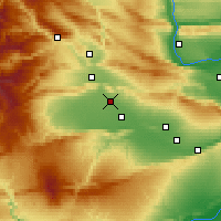Nearby Forecast Locations - Wapato - Map