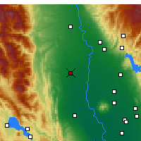 Nearby Forecast Locations - Willows - Map