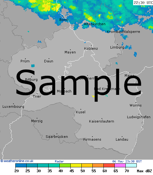 Radar Fri 10 May, 15:00 CEST