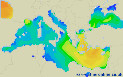 Algeria - Wave heights - Sat, 29 Feb, 13:00 CET