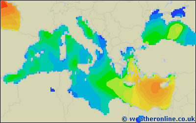Algeria - Wave heights - Sat, 29 Feb, 19:00 CET