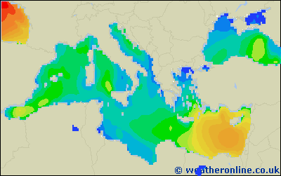 Algeria - Wave heights - Sun, 01 Mar, 01:00 CET