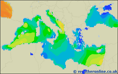 Algeria - Wave heights - Sun, 01 Mar, 19:00 CET