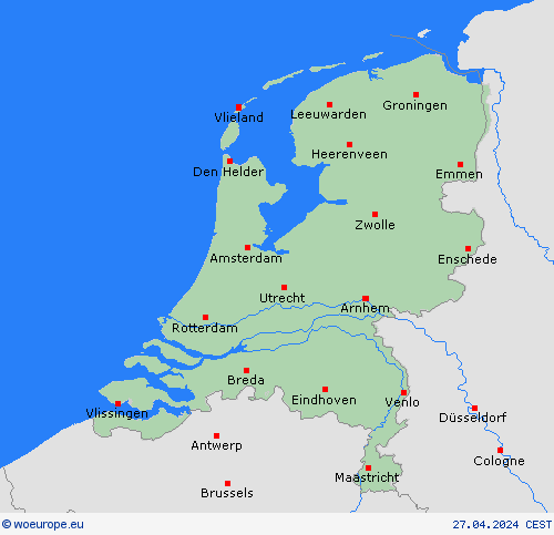  Netherlands Europe Forecast maps