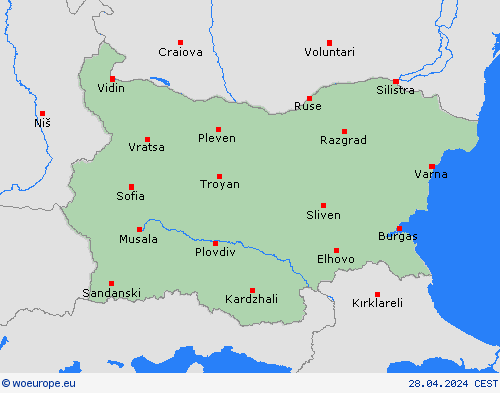  Bulgaria Europe Forecast maps