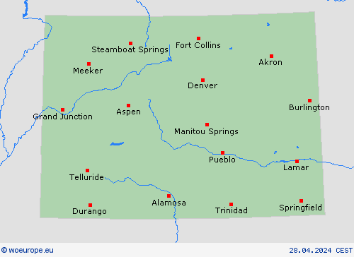  Colorado North America Forecast maps