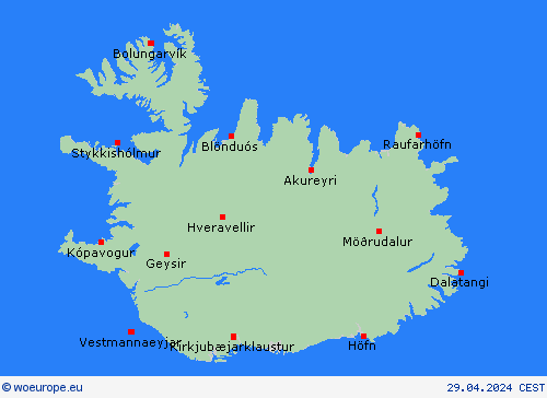  Iceland Europe Forecast maps