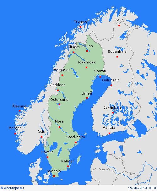  Sweden Europe Forecast maps