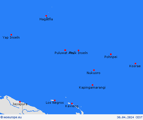  Micronesia Oceania Forecast maps