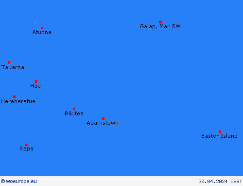  Pitcairn-Islands Oceania Forecast maps